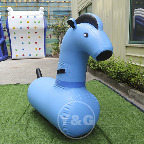 Horses Inflatable Horse Racing GameAKD115-Red