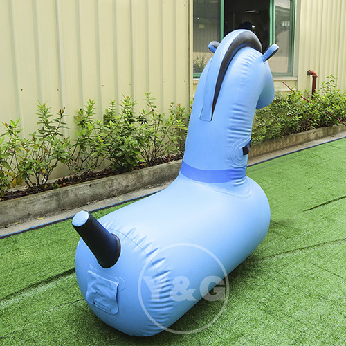 Inflatable Horse Riding Game PonyAKD115-Blue