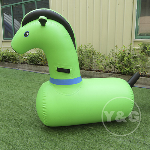 Inflatable Horse Riding Game PonyAKD115-Blue