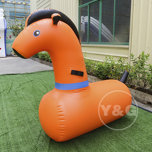 Inflatable Horse Riding Game PonyAKD115-Blue