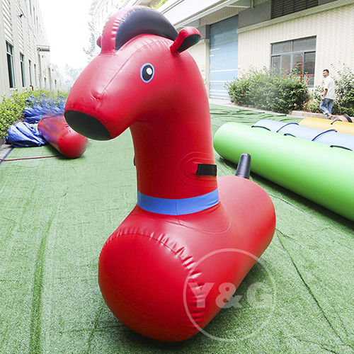 Inflatable Horse Riding Game PonyAKD115-Green