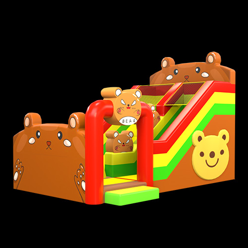 Hamster small bounce house with slide05