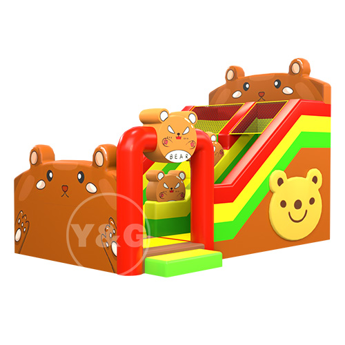 Hamster small bounce house with slide05