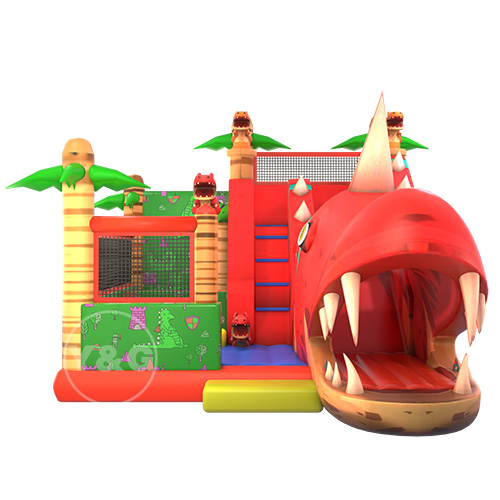 Inflatable Bounce House With Slide01