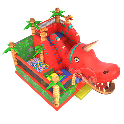 Inflatable Bounce House With Slide01