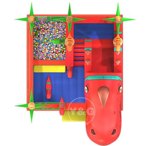 Inflatable Bounce House With Slide01