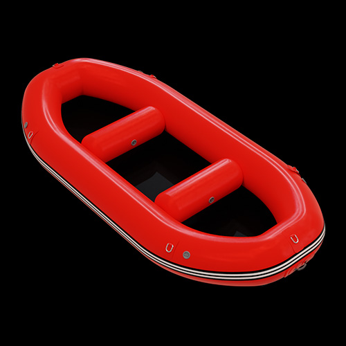 Redness Inflatable Boat03