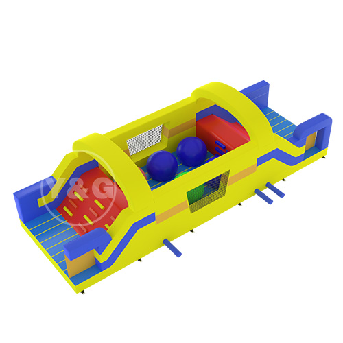 Bounce House Obstacle Course Race01