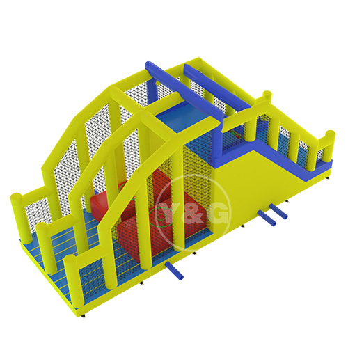 Bounce House Obstacle Course Race01