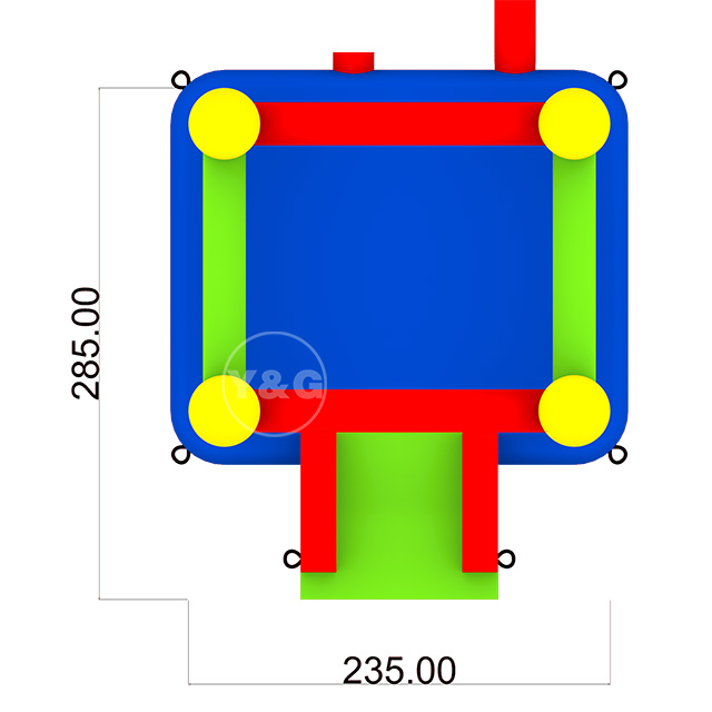 Small jumping castle for kidsY21-D06