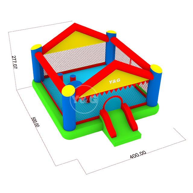 inflatable bouncer house with obstacleY21-D08