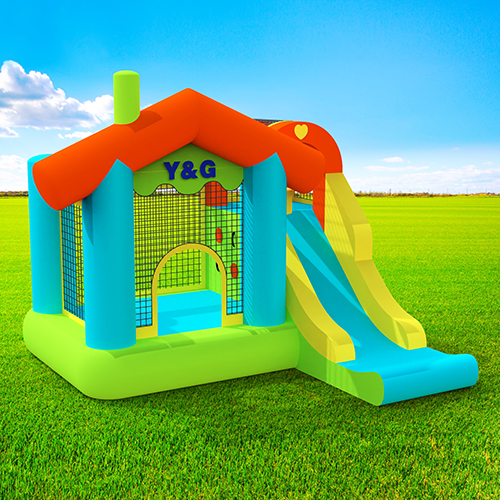 house bouncy castle with slideY21-D14