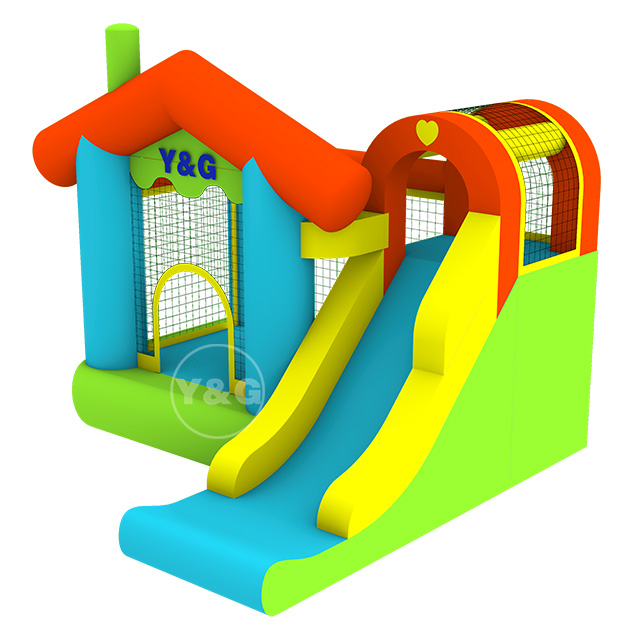 house bouncy castle with slideY21-D14