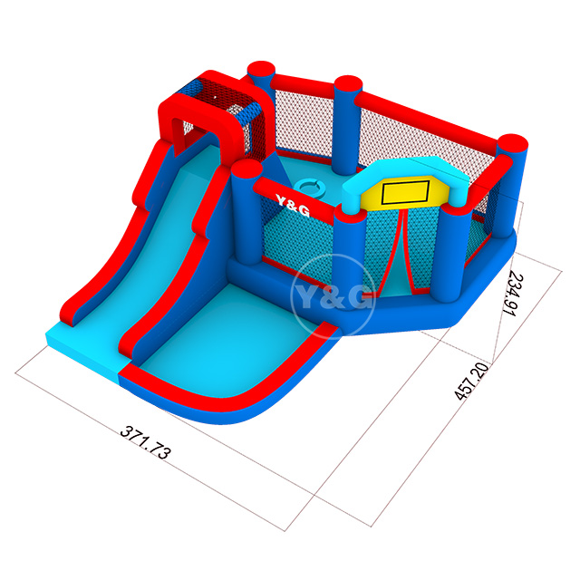 Jumping bouncy house with slide&poolY21-D15