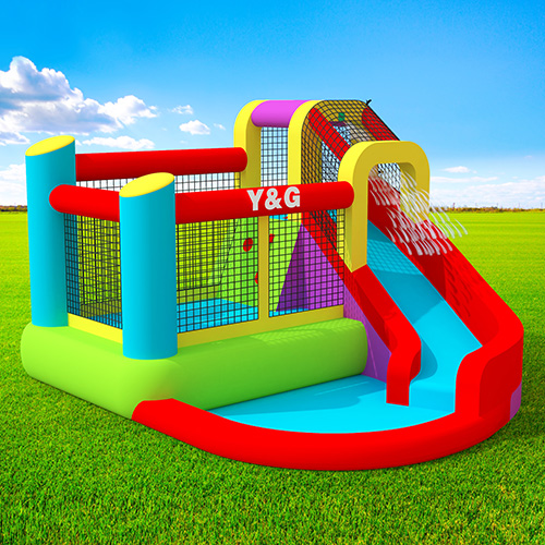 Waterpark slide pool bouny house comboY21-S01