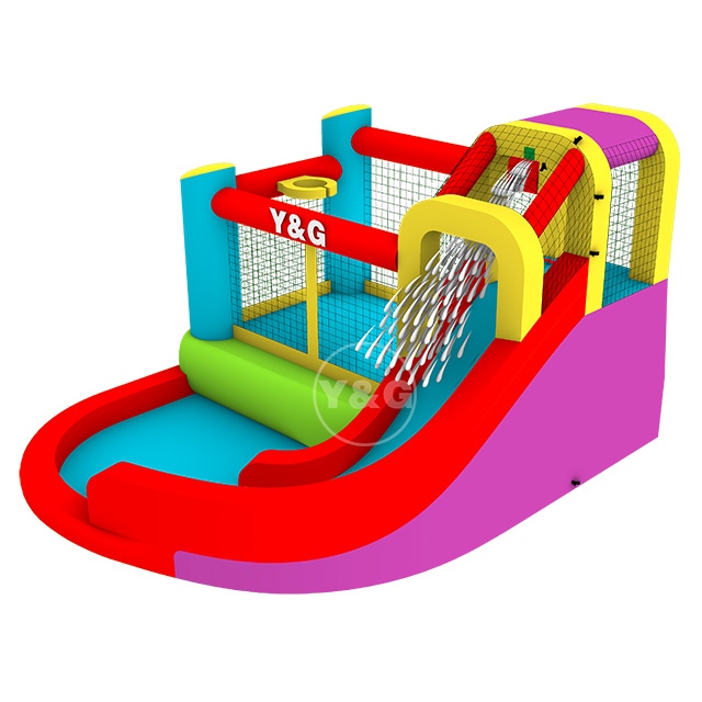 Waterpark slide pool bouny house comboY21-S01