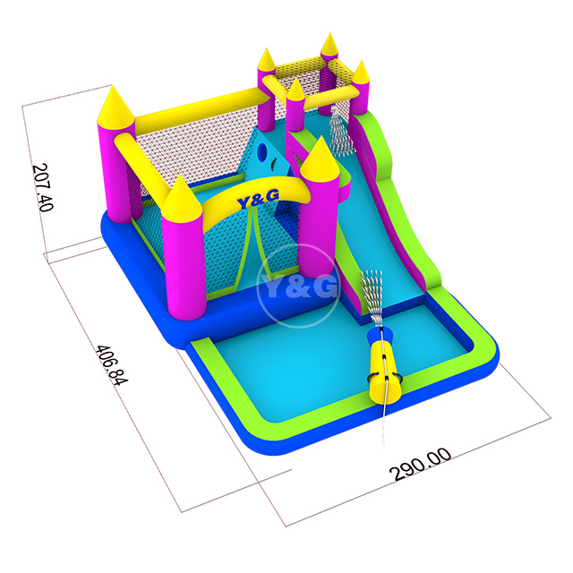 Bouncy castle combo Slide and loopY21-S11