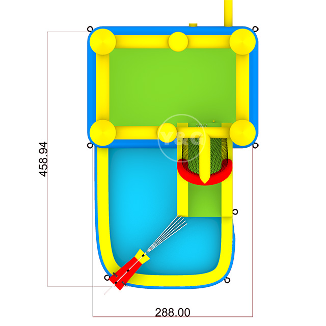 Waterpark kingdom combo Slide pool&loopY21-S15