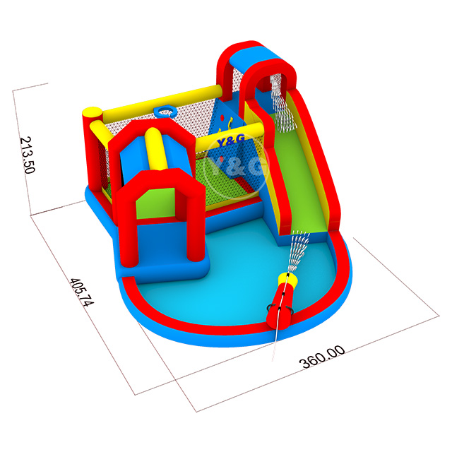 Bouncy castle waterpark combo SlideY21-S16