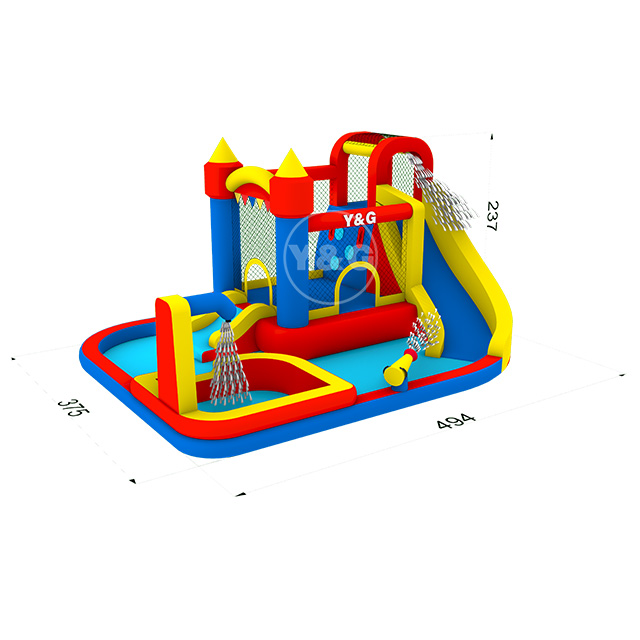 Rocket castle combo waterslide for saleY21-S05