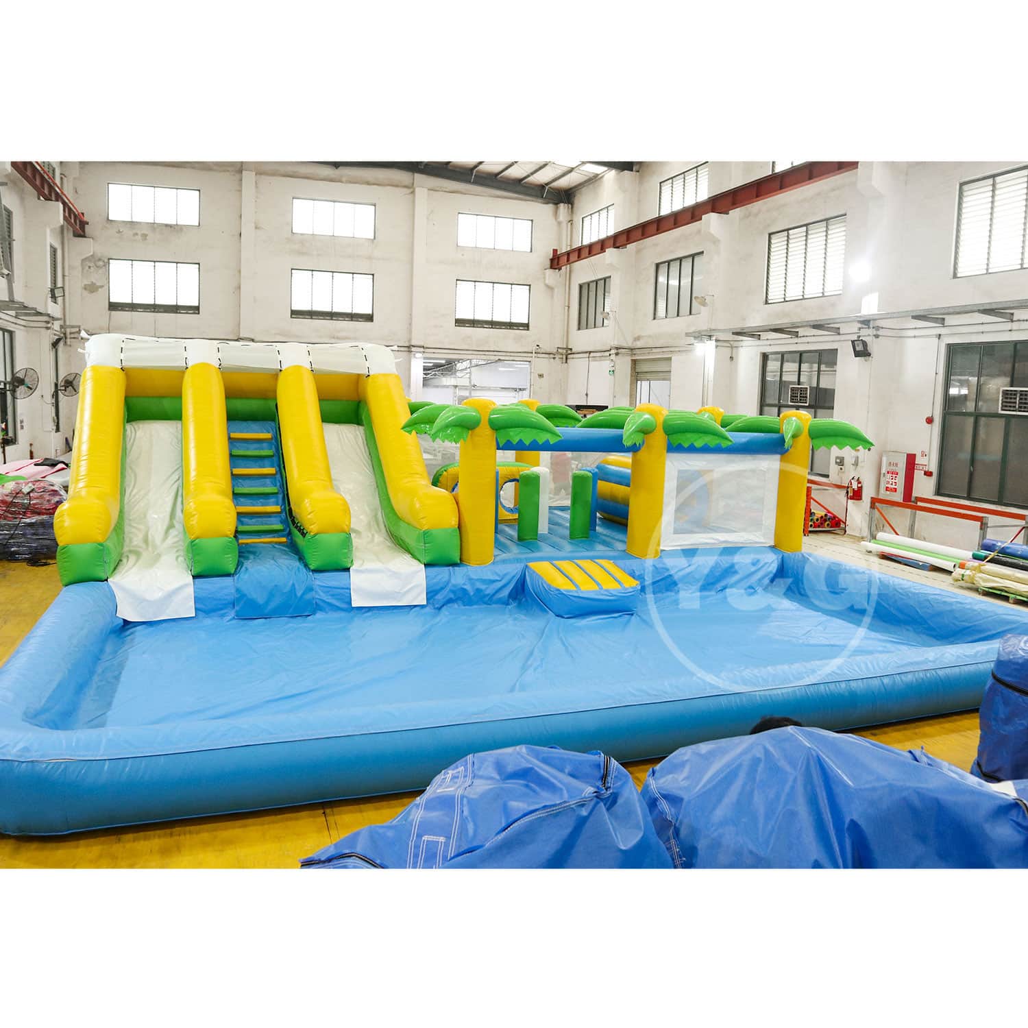 S23-17Nice Inflatable Water Slide with Pool Nice Inflatable Water Slide with PoolS23-17