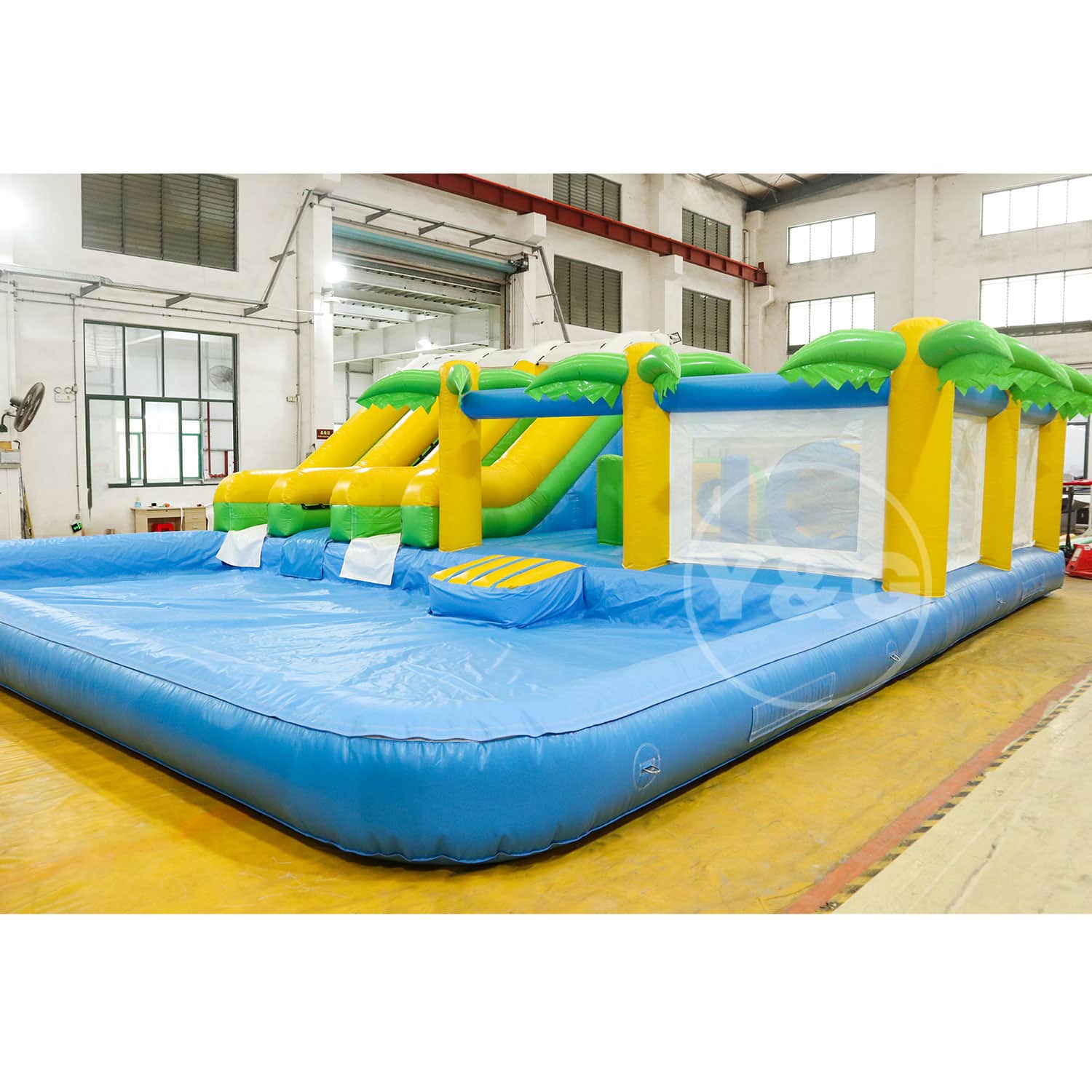 S23-17Nice Inflatable Water Slide with Pool Nice Inflatable Water Slide with PoolS23-17