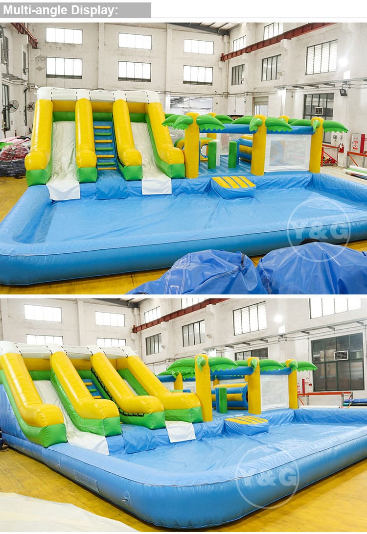 S23-17Nice Inflatable Water Slide with Pool Nice Inflatable Water Slide with PoolS23-17