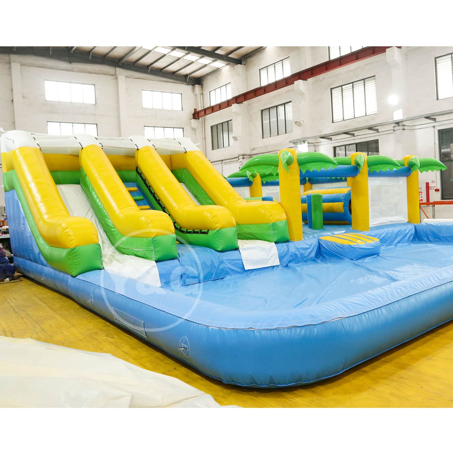 S23-17Nice Inflatable Water Slide with Pool Nice Inflatable Water Slide with PoolS23-17
