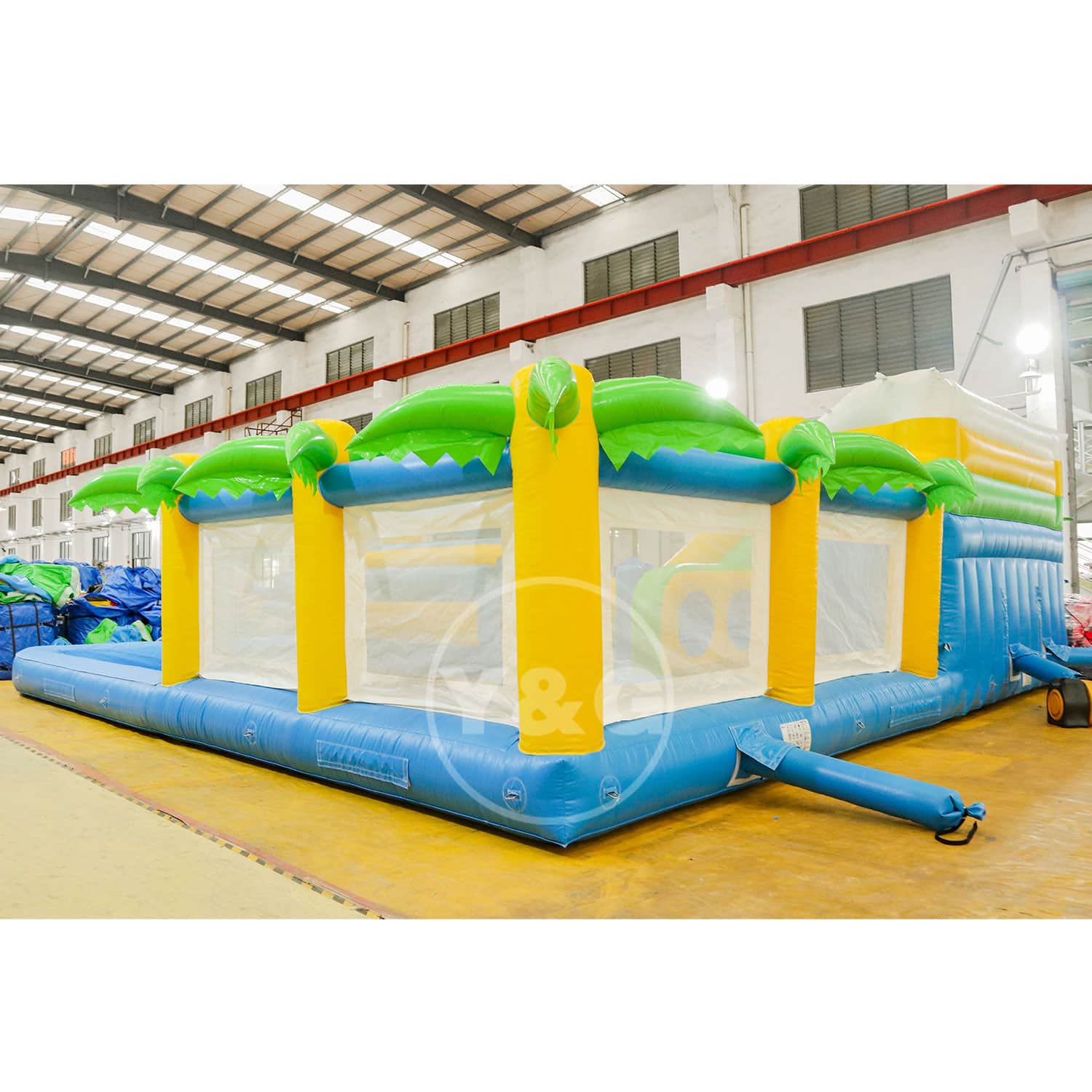 S23-17Nice Inflatable Water Slide with Pool Nice Inflatable Water Slide with PoolS23-17