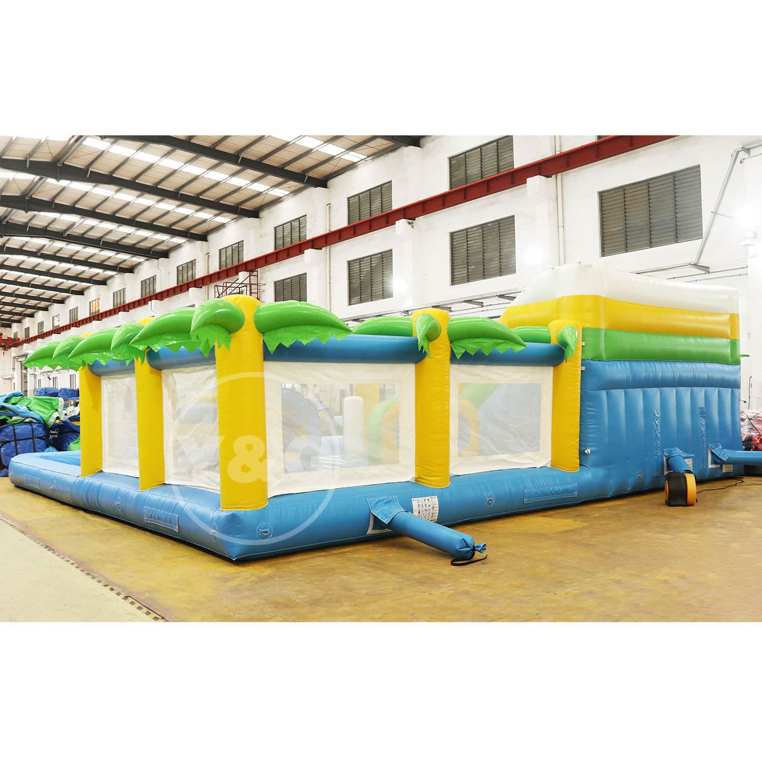 S23-17Nice Inflatable Water Slide with Pool Nice Inflatable Water Slide with PoolS23-17