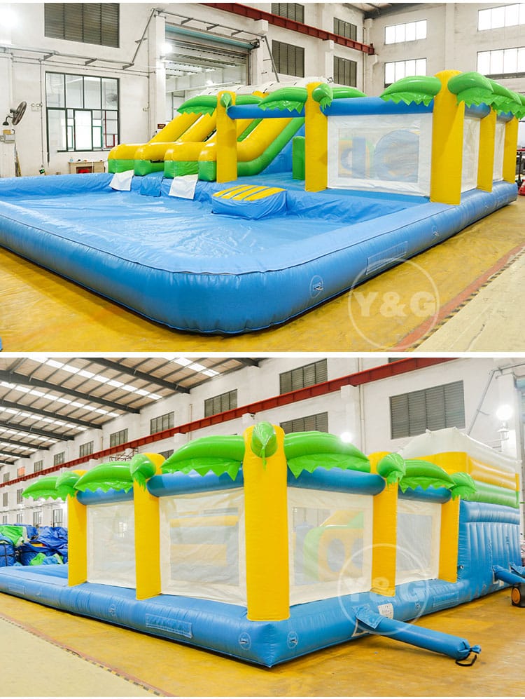 Nice Inflatable Water Slide with PoolS23-17