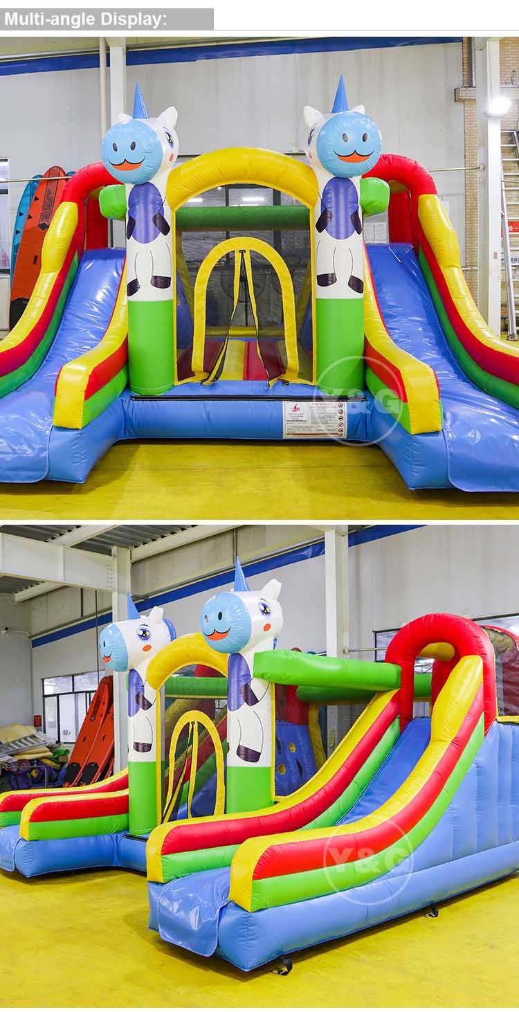 Blue Unicorn Inflatable Bounce HouseYG-156