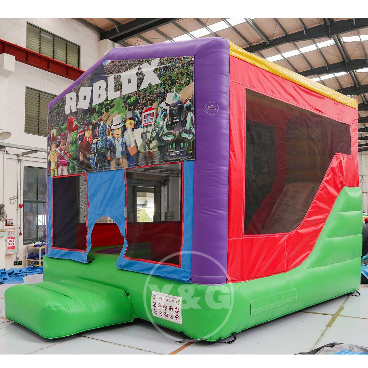 YG-152Robot Themed Inflatable Bounce House Robot Themed Inflatable Bounce HouseYG-152