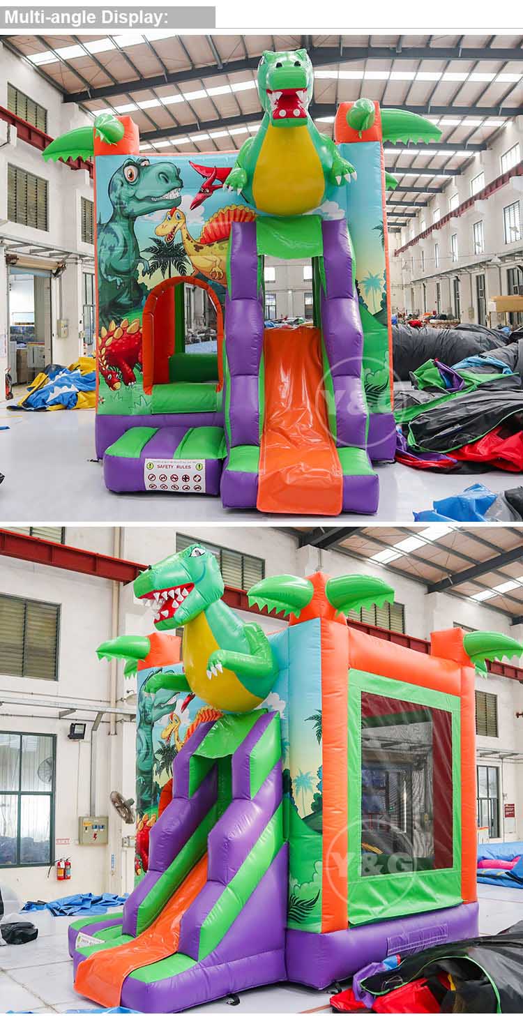 YYG-153Cute Dinosaur Inflatable Bounce House Cute Dinosaur Inflatable Bounce HouseYYG-153