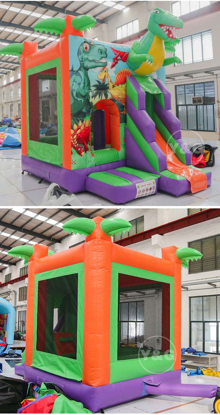 YYG-153Cute Dinosaur Inflatable Bounce House Cute Dinosaur Inflatable Bounce HouseYYG-153