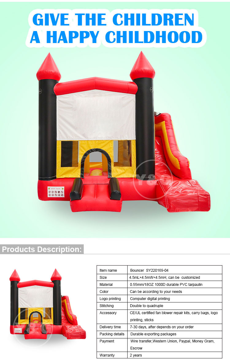 Firefighting Inflatable Bounce HouseYG-151