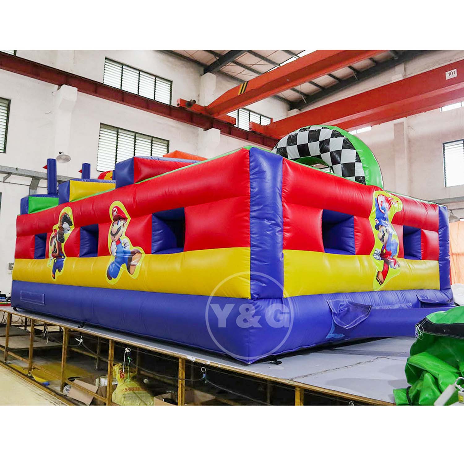 Mario Inflatable Obstacle CourseYGO70