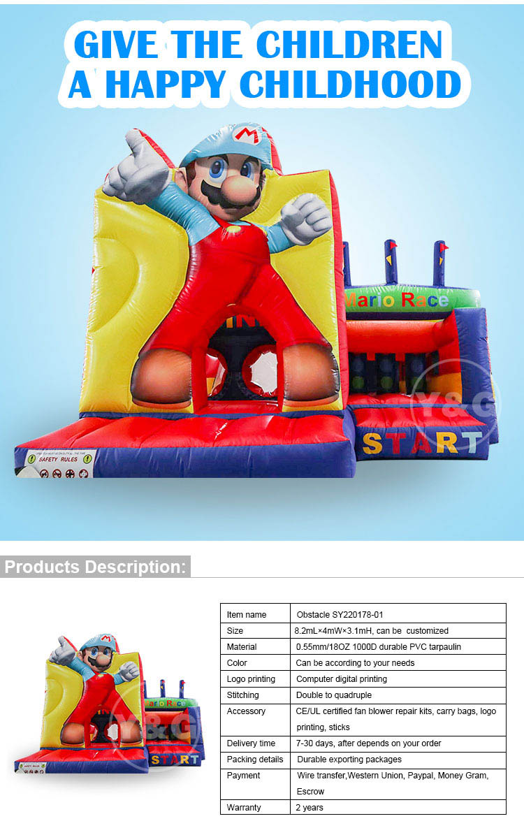 Mario Inflatable Obstacle CourseYGO70