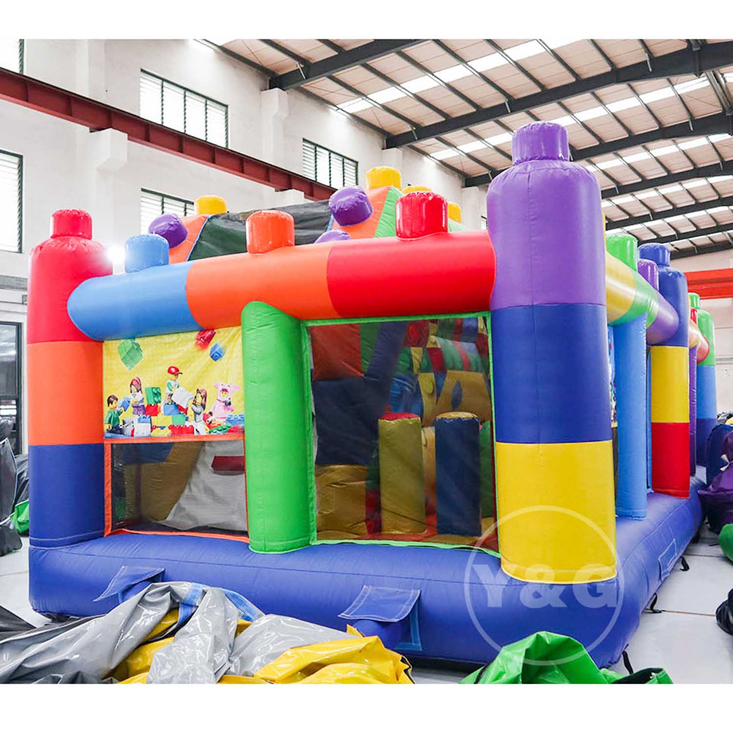 YGO72Popular Lego Inflatable Bounce House Popular Lego Inflatable Bounce HouseYGO72