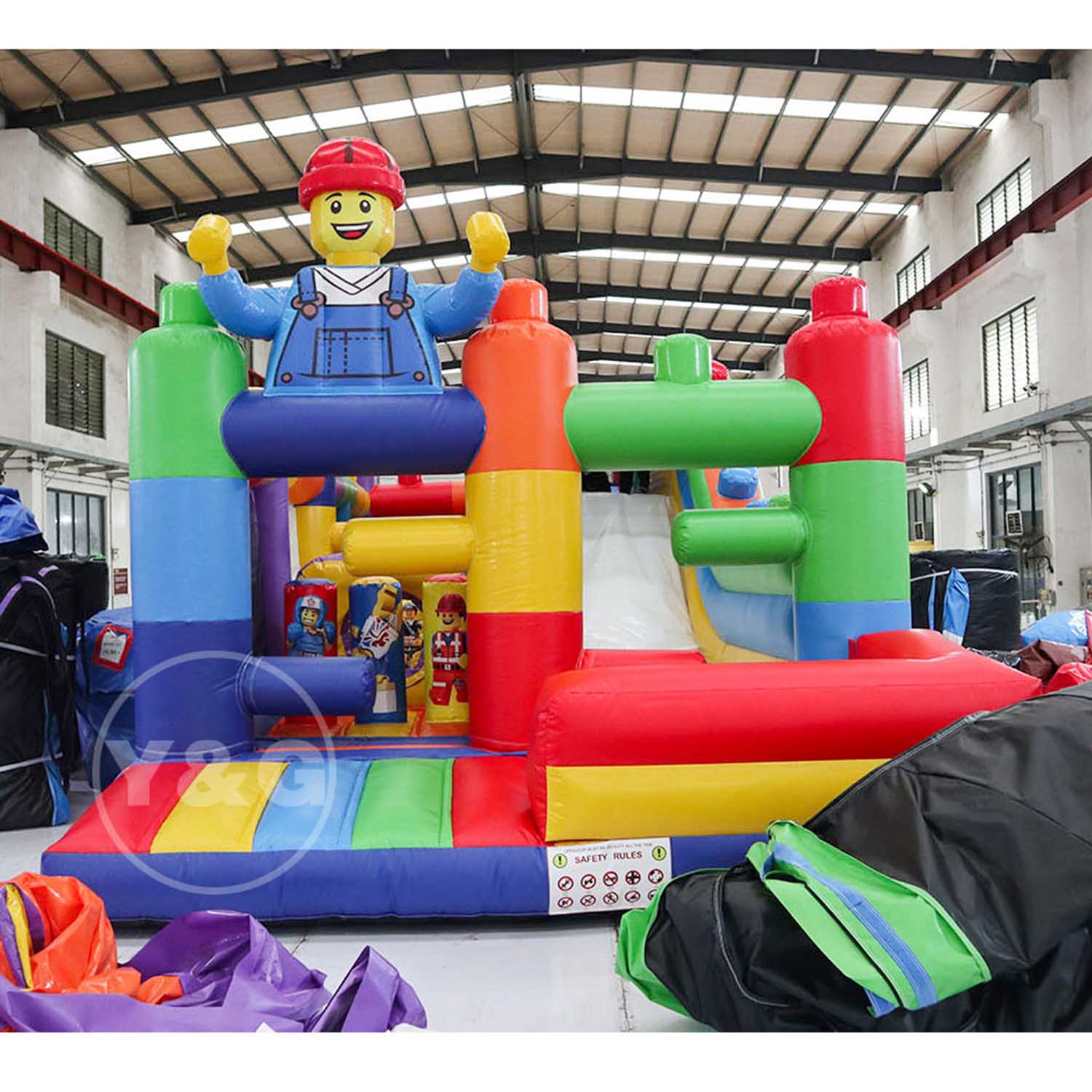 YGO72Popular Lego Inflatable Bounce House Popular Lego Inflatable Bounce HouseYGO72