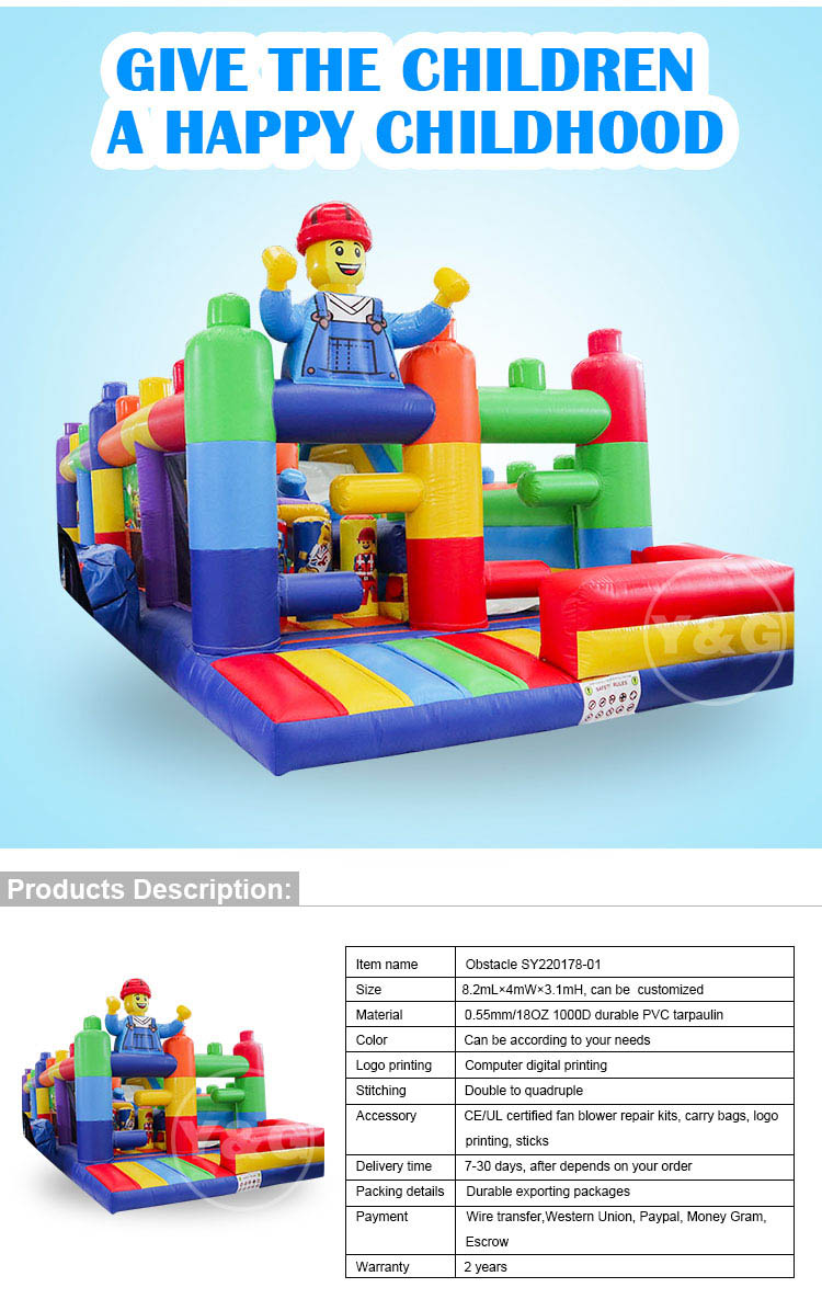 YGO72Popular Lego Inflatable Bounce House Popular Lego Inflatable Bounce HouseYGO72