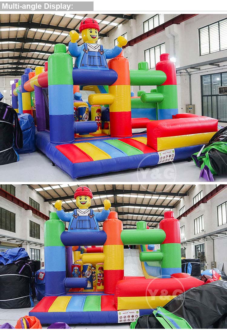YGO72Popular Lego Inflatable Bounce House Popular Lego Inflatable Bounce HouseYGO72