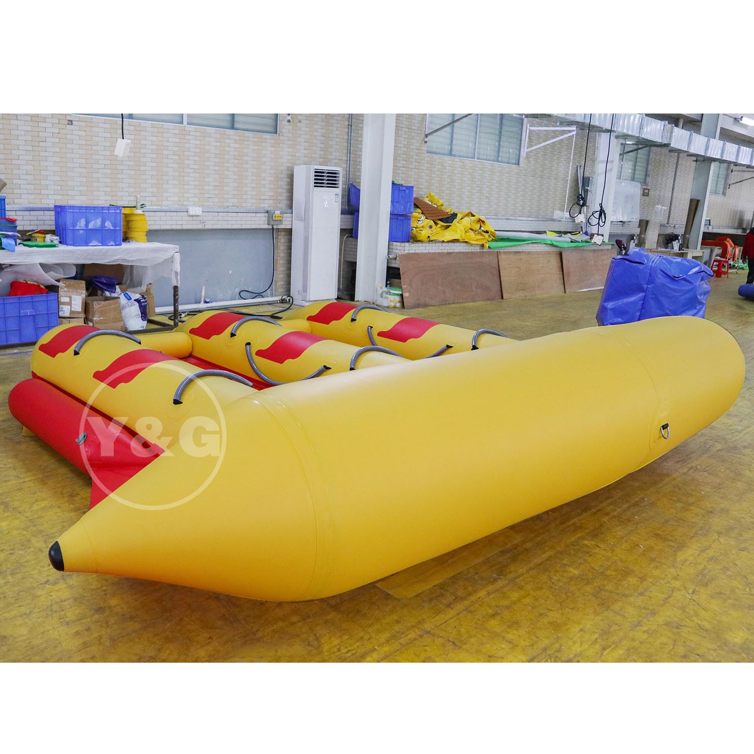 Yellow Inflatable Flying Fish Boat12