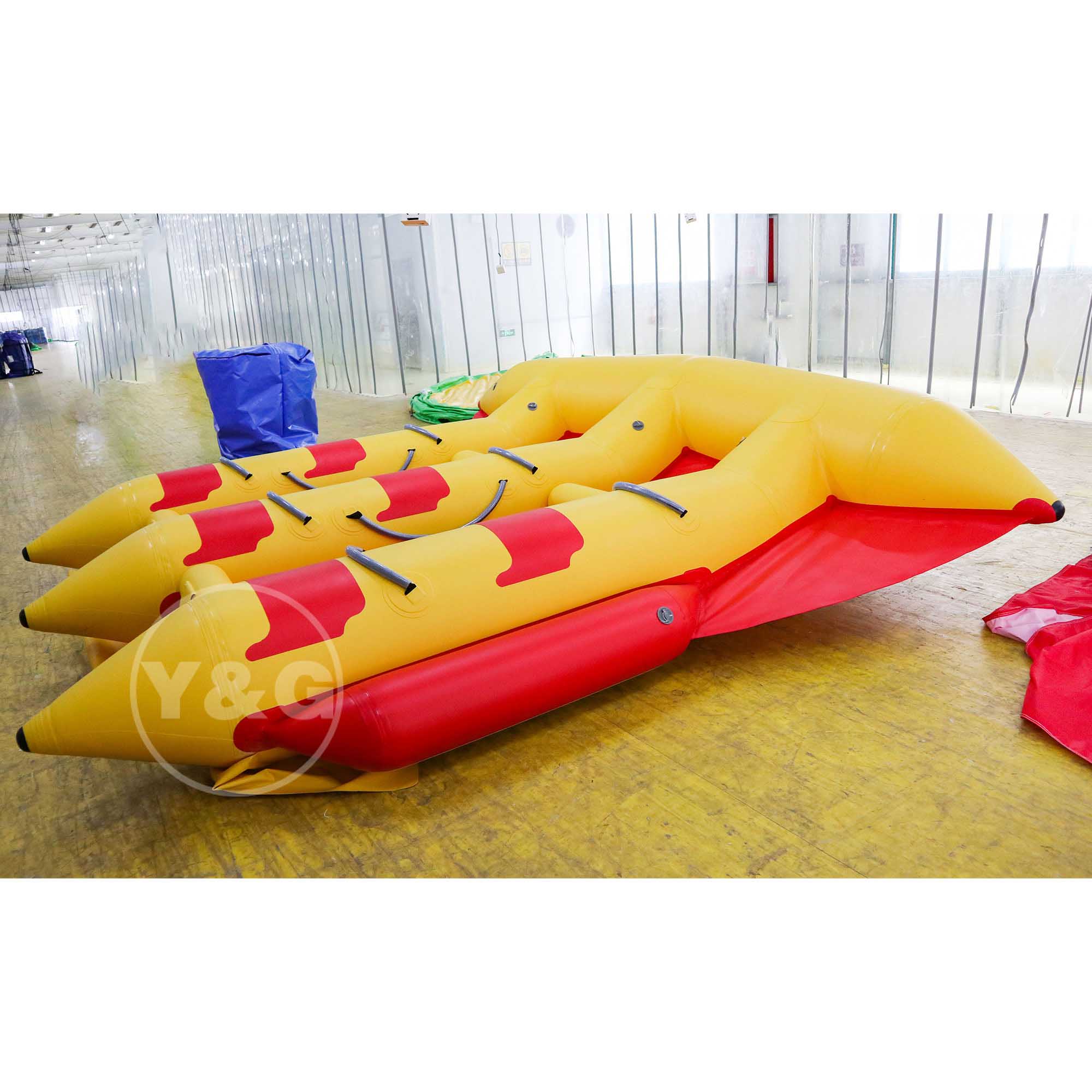 Yellow Inflatable Flying Fish Boat12