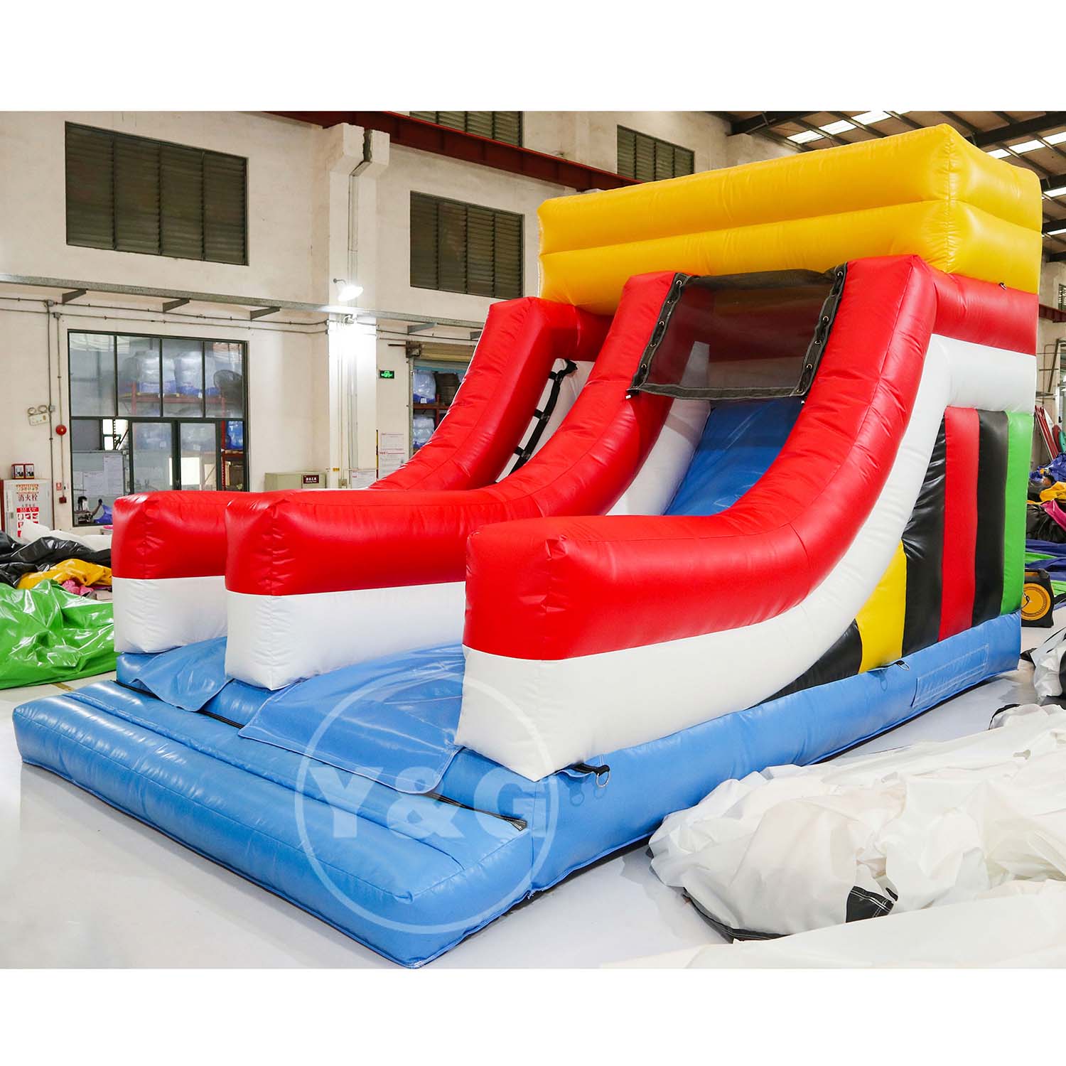 S23-19Commercial 2-lane Inflatable Slide Commercial 2-lane Inflatable SlideS23-19