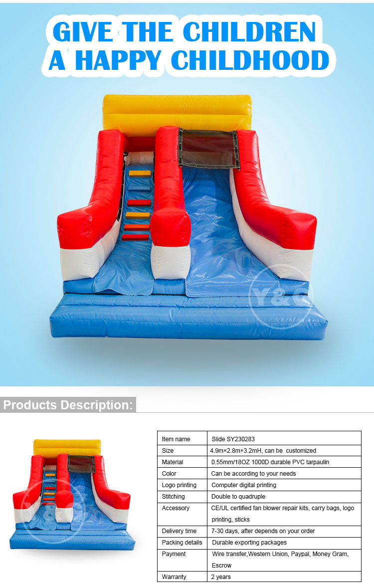 S23-19Commercial 2-lane Inflatable Slide Commercial 2-lane Inflatable SlideS23-19