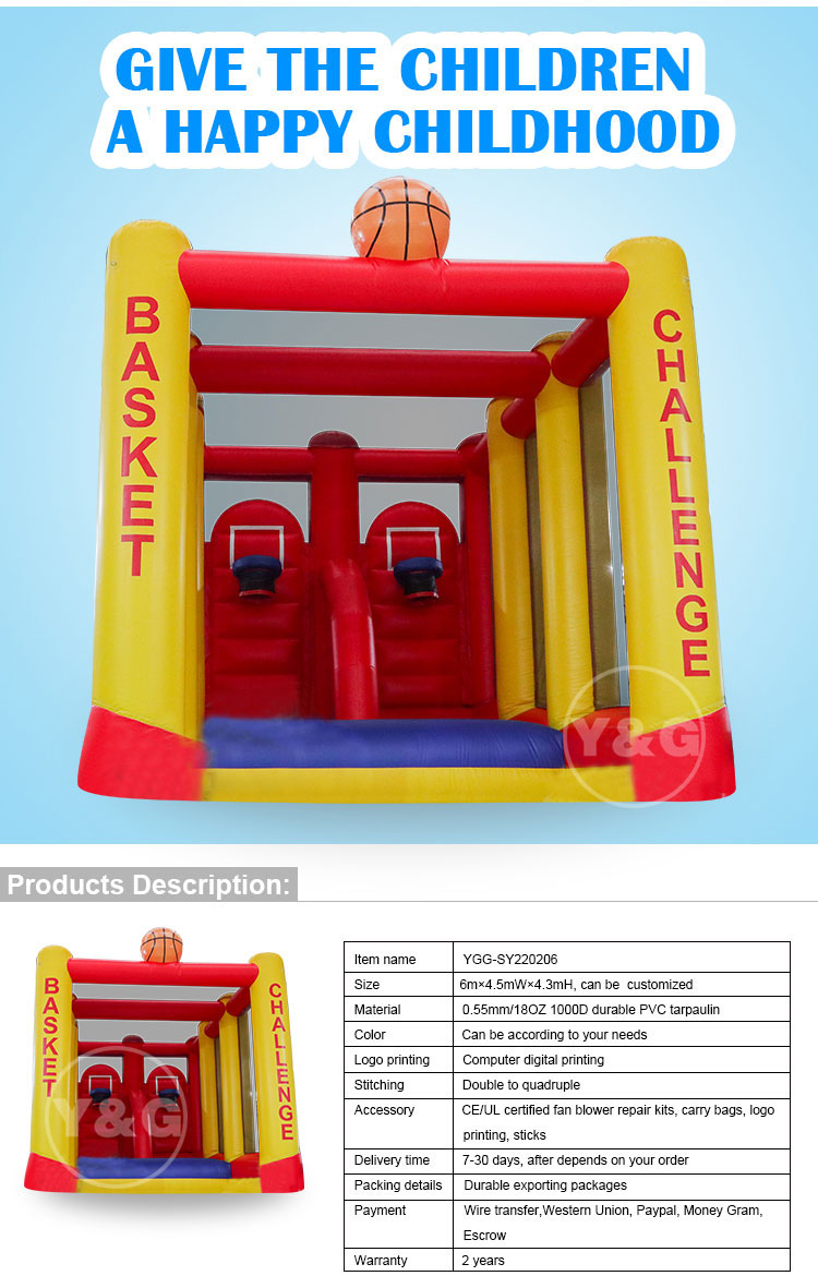 Inflatable Basketball Game SportsGH085