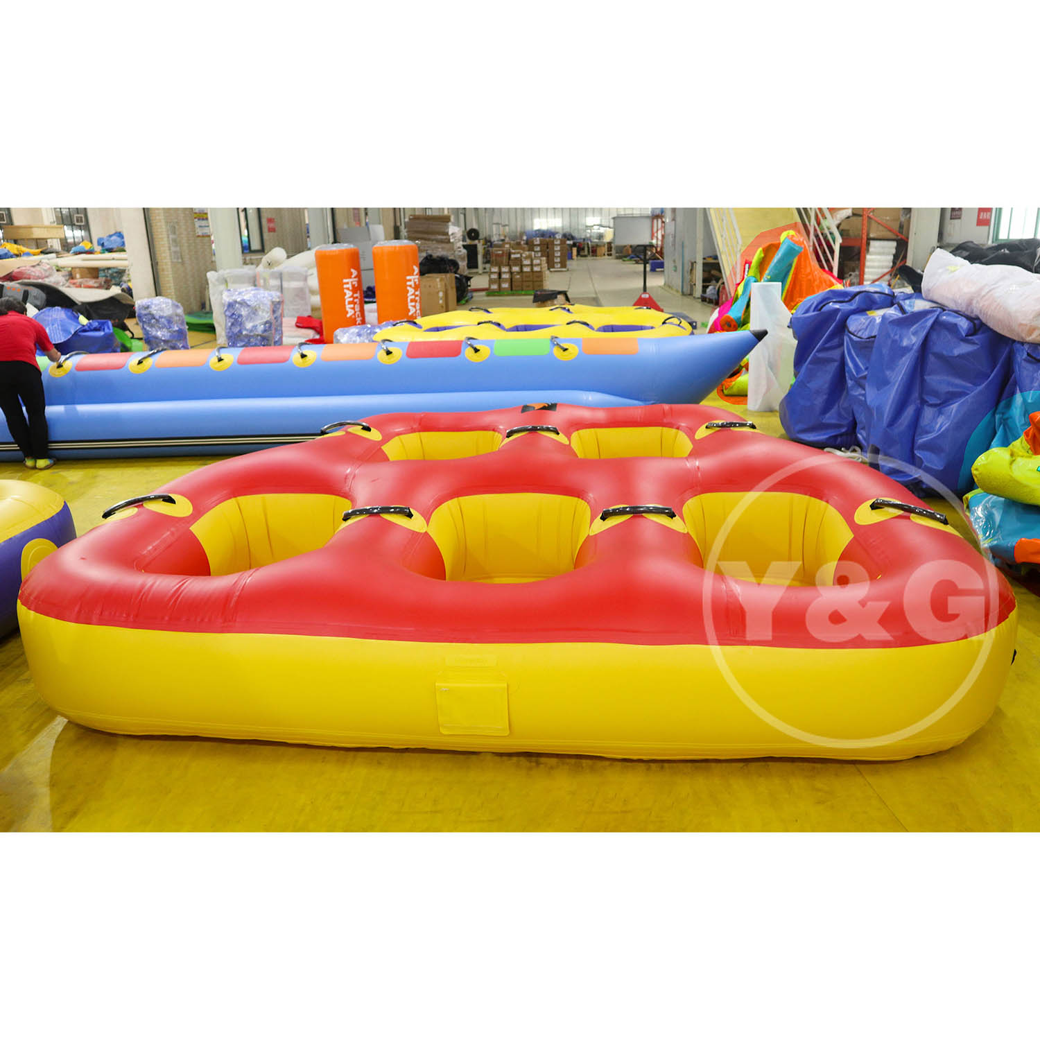 5-person Inflatable Donut Boat16