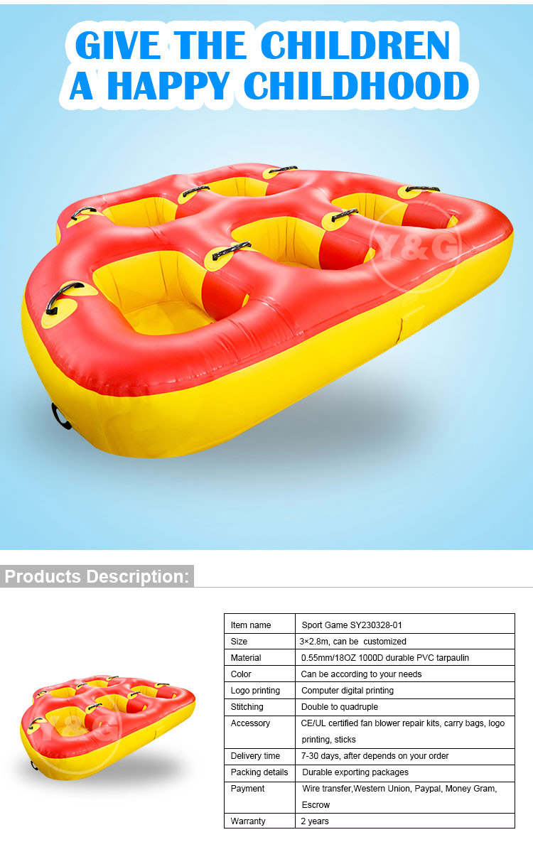 5-person Inflatable Donut Boat16