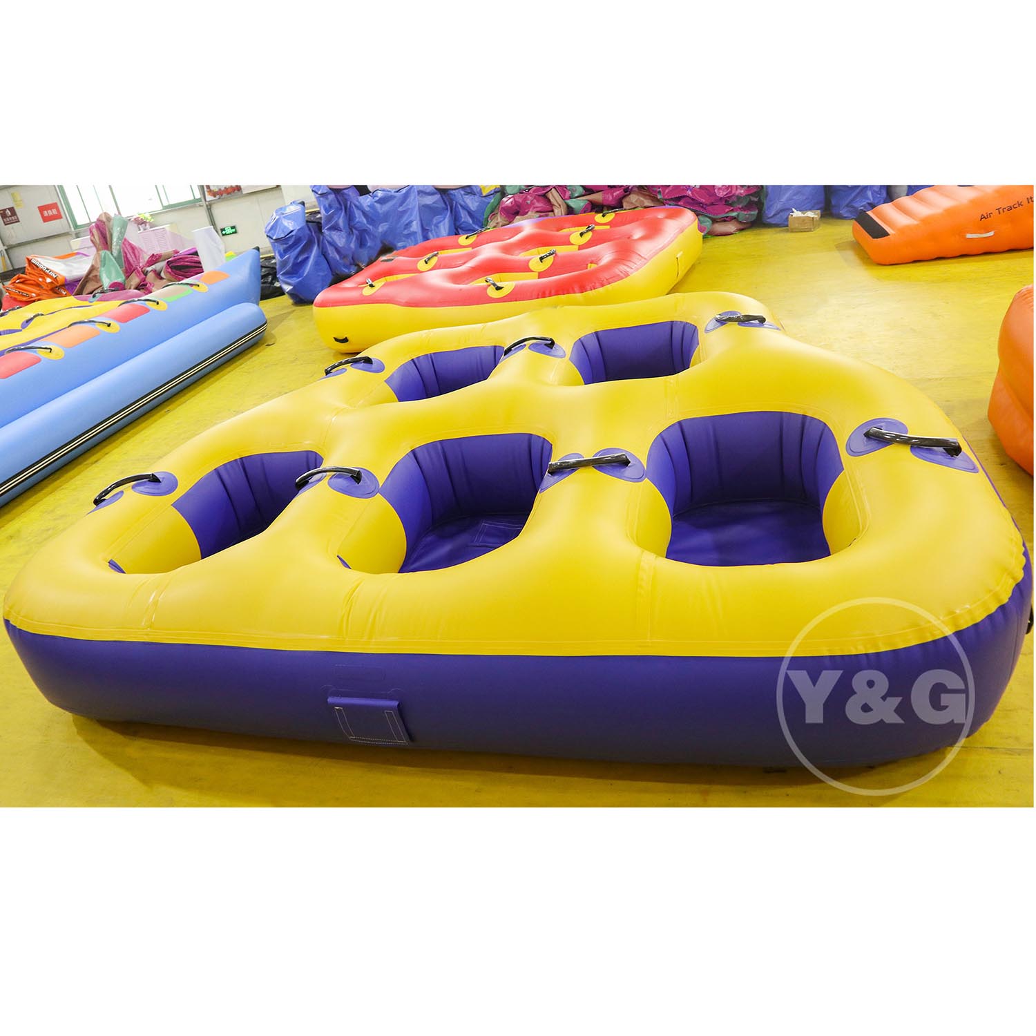 Yellow Inflatable Donut Boat17